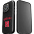 University of Nebraska Collegiate Text Black iPhone 16 Pro Impact Case
